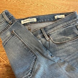 Banana Republic Women’s SZ 28 Skinny Ankle Faded Jeans